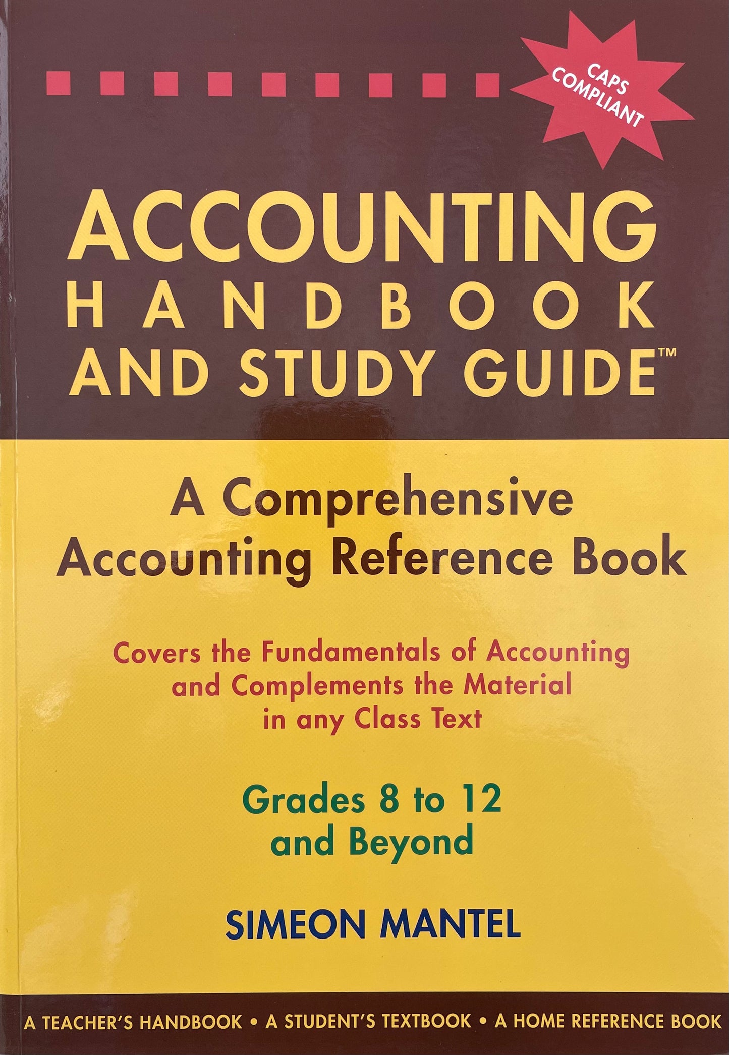 Accounting Handbook & Study Guide Grade 8-12