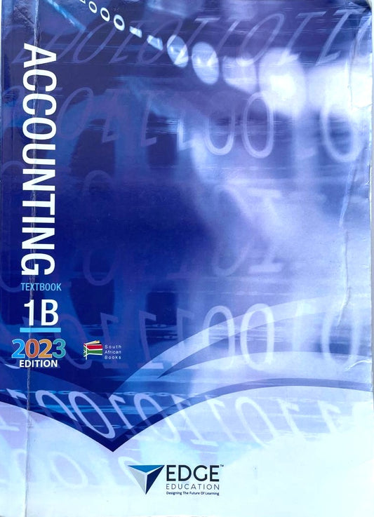 Accounting Textbook 1B 2023 Edition