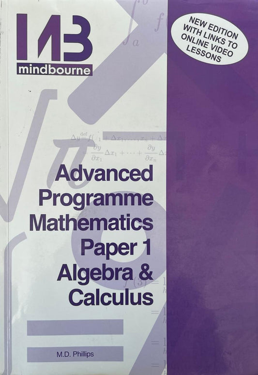 Advanced Programme Mathematics Paper 1 Algebra & Calculus