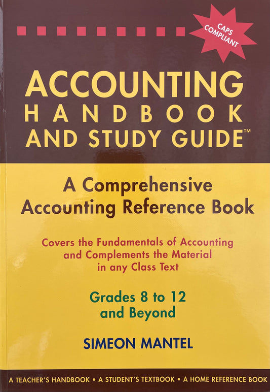 Accounting Handbook & Study Guide Grade 8-12