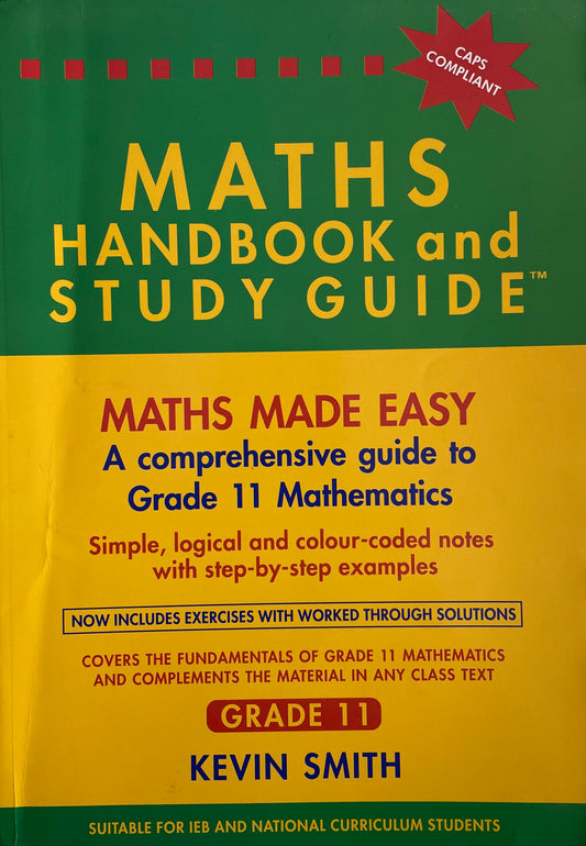 Maths Handbook & Study Guide Grade 11