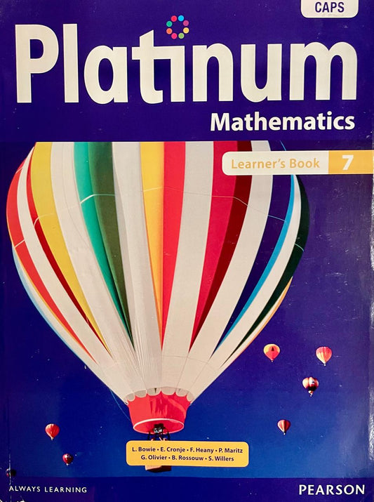 Platinum Mathematics Grade 7